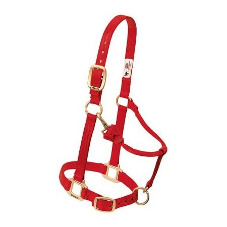 Weaver Leather 1 SM RED Snap Halter 35-7034-RD
